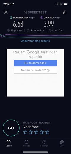 Vodafone 6 ay maksimum hız