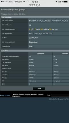 VDSL Hat Zayıflaması (dB) Değerleri [ANA KONU]