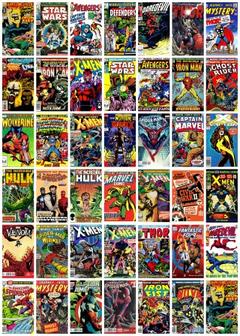  Marvel Dergi Kapakları Poster