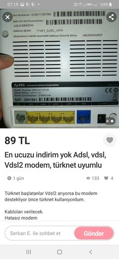 telekom için modem? 