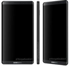  Samsung galaxy s8 olduğu iddia edilen bir foto