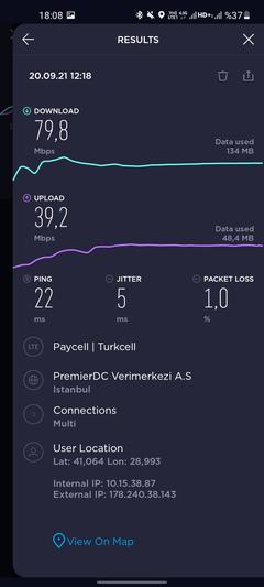 TÜRKİYE 4G/5G HIZ TESTİ HARİTASI