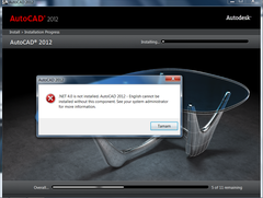  autocad 2012 kurma sorunu