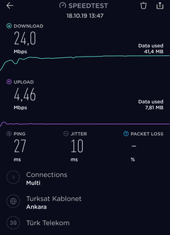 TÜM OPERATÖRLER 4,5G HIZ TESTİ [ANA KONU] 5G YE DOĞRU ADIM ADIM