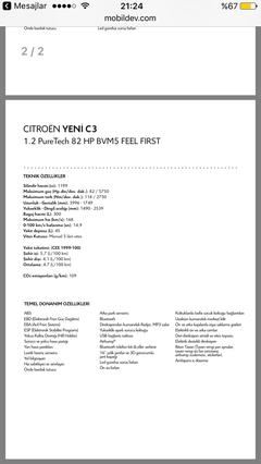 YENİ Citroën C3 ANA KONU (C3 III) 2021 MAKYAJLI KASA ÇIKTI