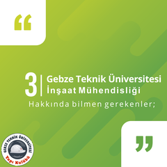 Gebze Teknik Üniversitesi İnşaat Mühendisliği