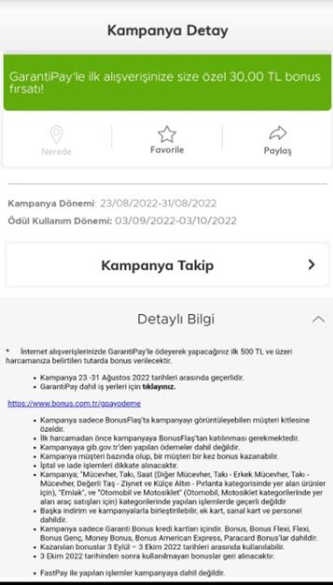 Hepsiburada 500TL üzeri alışverişe Garantipay ile 180TL fayda sağlama (kişiye özel olabilir)