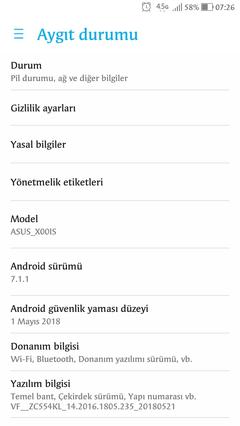 Asus Zenfone 4 Max (ZC554KL) (Asus_X001D) Ana Konu