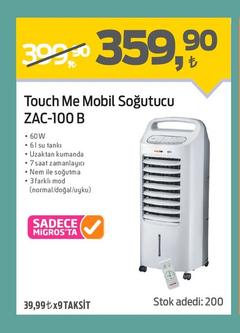 Touch Me ZAC-100 B Mobil Soğutucu? | DonanımHaber Forum