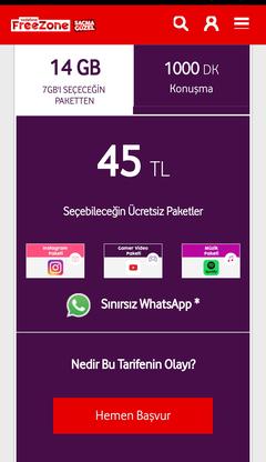 Vodafone a geçmek istiyorum ?