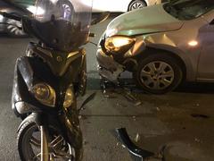 Trafik sigortasız ve alköllü motosiklet sürücüsü kaza