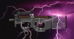  Cs GO P90 Lighting Storm Skin