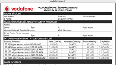 Vodafone FiberMax hizmetinizde.