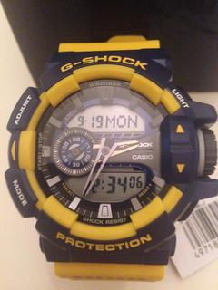  SIFIR CASIO G-SHOCK GA-400-9B SARI-LACİVERT TAM FB'Lİ ARKADAŞLARA GÖRE