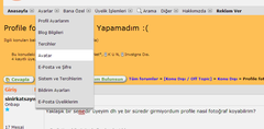  Profile fotoğraf koymak.. Yapamadım :(