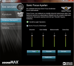 windows 7 5.1 sorunu (onboard soundMAX) | DonanımHaber Forum
