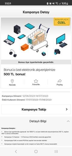 Garanti Bonus Elektronikte Her 5000/250 Bonus