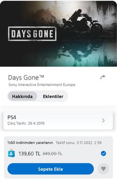 ☠ DAYS GONE ☠ | PS4 / PS5 ANA KONU | TÜRKÇE