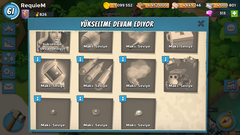  SATILIK 61. SEVİYE BOOM BEACH HESABI + KALE SAVAŞI ve CLASH for DAWN