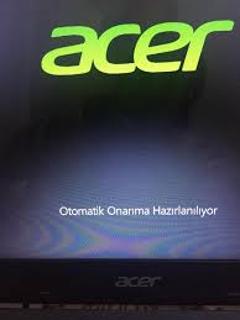 Acer ONE 10 S1003 açılıp kapanıyor. (OTOMATİK ONARIMA HAZIRLANIYOR) Sonsuz döngü.