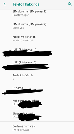 ★ General Mobile GM 9 Pro ★  ANA KONU ★ Android Q Beta Kayıtları başladı!