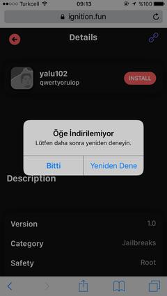 JailBreak iOS [11 - 11.4.1]  / Sorunlar - Çözümler - Öneriler 