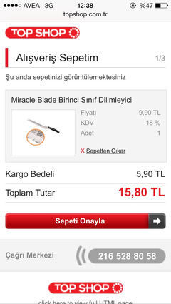  Top shop ücretsiz kargo son gün/ Miracle Blade dilimleyici 10tl