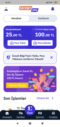 MoneyPay (Migros+Colendi) Kredili Kart [Ana Konu]