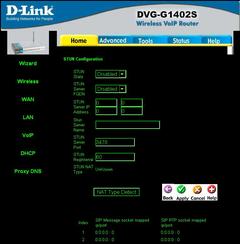  12voip ayarlari ve D-LINK DVG-G1402S