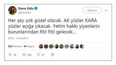 Ekrem İmamoğlu'nun 29 Aralık 2013 yılında attığı tweet