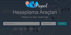 wPAPEL Yeni Nesi Hesaplama Araçları Sitesi Yayında.