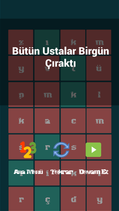 İlk Oyunum "Sözlük" Google Playde.