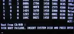  Disk boot failure,insert system disk and press enter...Hatası