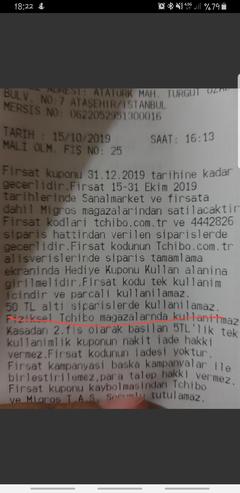 Tchibo Stok ve Ürün Paylaşım Konusu