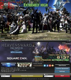  Yeni: Final Fantasy XIV: Heavensward Benchmark