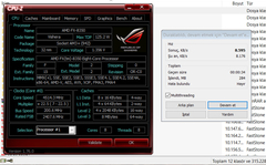  Winrar V3.62 ile cpu benchmark