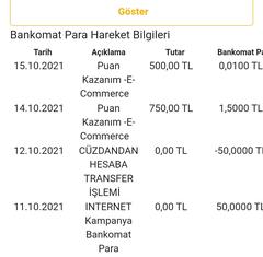 Vakıfbank Bankomat Kart Kombolar(Ekim ayı)