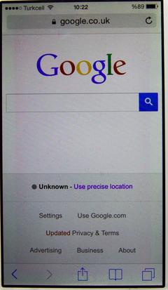 Iphone5 in Beyaz ekranda belli belirsiz Pembe Ekran Bölgesi Sorunu ve Akibeti