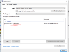  Printer renk uyumsuzluğu çözümü
