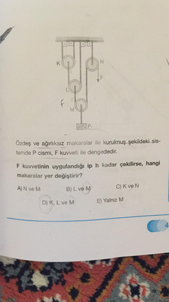 Basit Makineler 2 sözel soru