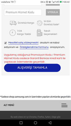 Samsung.com hediye çeki kampanyası IKEA, Migros vs. Uygun M30s vs.