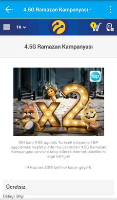 4.5G Ramazan Kampanyası(yeni kampanya)