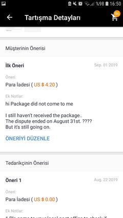 Aliexpress Standard Shipping Mağdurları - TÜM KARGO MAĞDURLARI TOPLANIYORUZ!