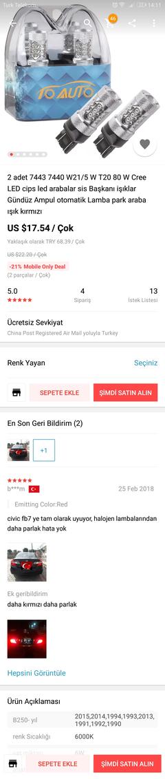 AliExpress de 5 yıldız vermeyin!