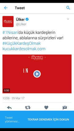 Ülker 1 Nisan Videosu