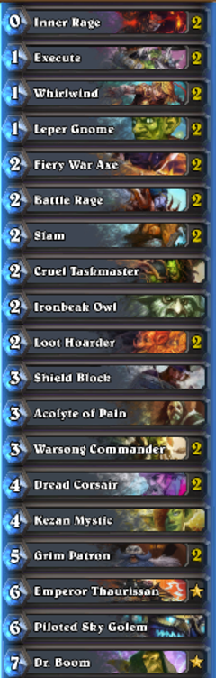  Warrior Deckleriniz/Stratejileriniz