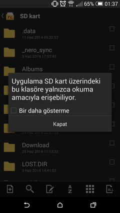  HTC ONE M8 VERİ AKTARIMI..