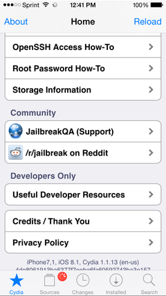  ~ iOS 8 - 8.1.2 Jailbreak ÇIKTI !!! ~ (JB Yapımı, Repo, Tweak ve SSS)