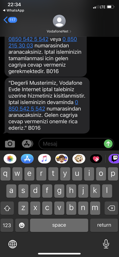 Vodafone Netin yaptığı kurnazlık ve dolandırıcılık!!!