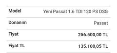 Yeni volkswagen passat donanımları değişti